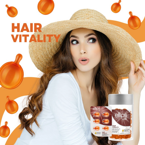 ellips Orange Hair Vitality - Caja de 12 cápsulas