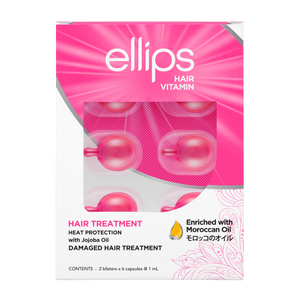 ellips Pink Hair Repair - Boîte de 12 capsules 