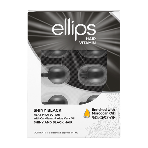 ellips Shiny Black - Caja de 12 cápsulas