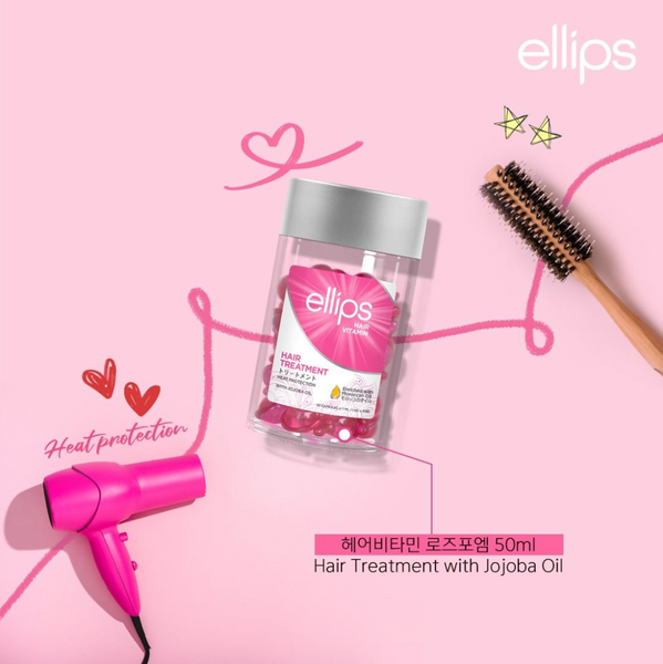 ellips Pink Hair Repair - Pot de 50 capsules
