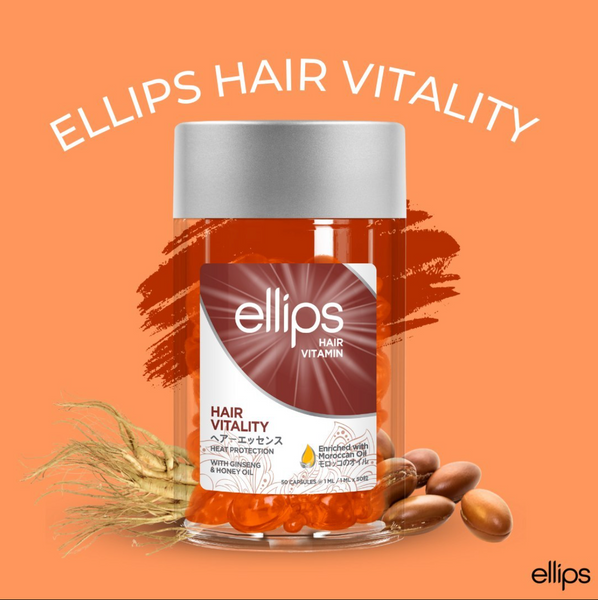ellips Orange Hair Vitality - Tarro de 50 cápsulas