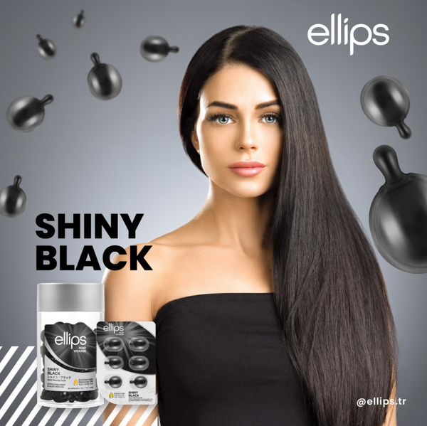 ellips Shiny Black - pot de 50 capsules
