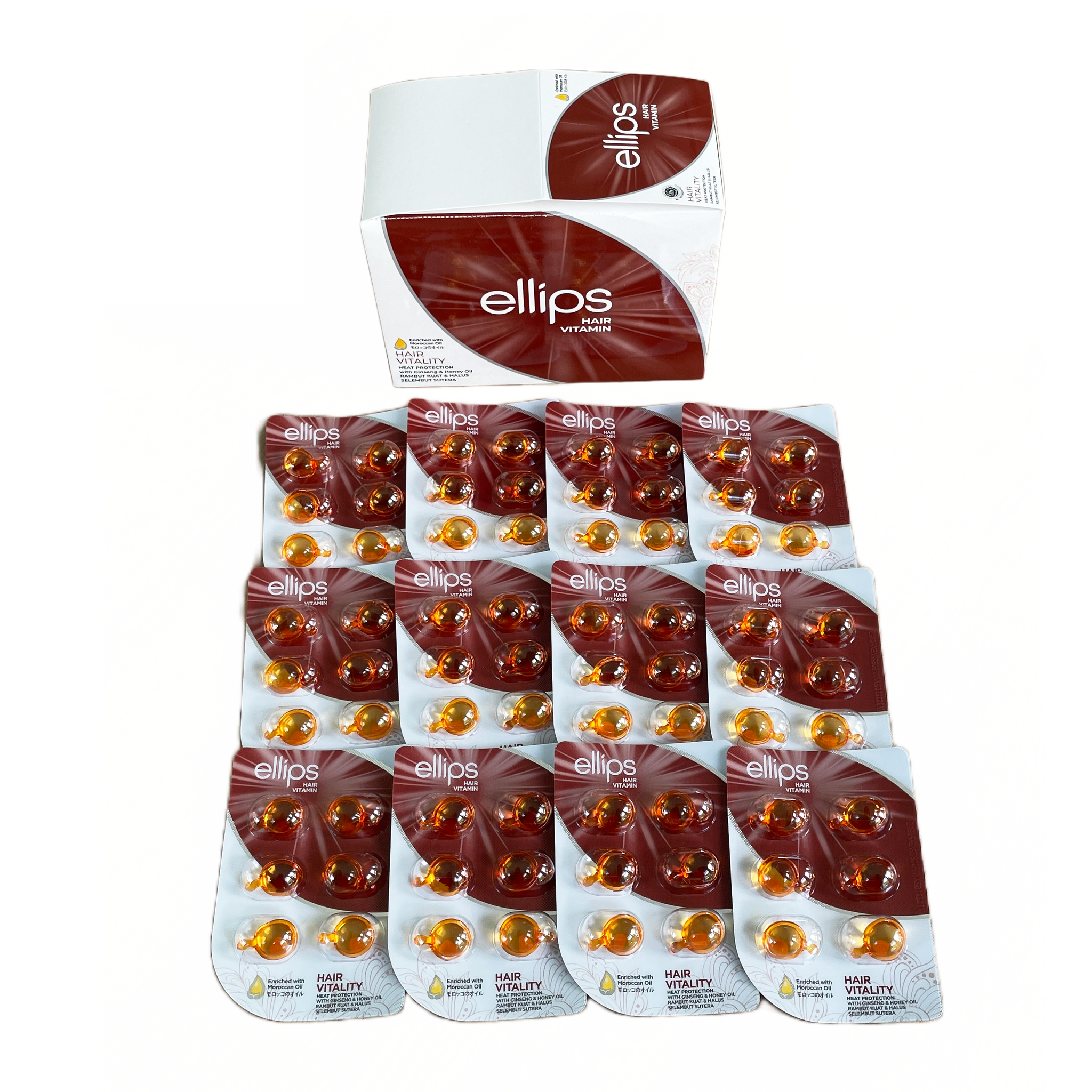 ellips Orange Hair Vitality – box of 72 capsules