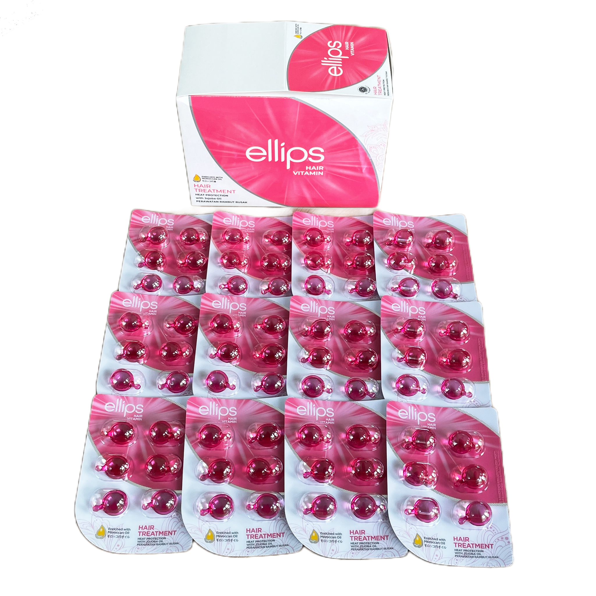 ellips Pink Hair Repair – boîte de 72 gélules