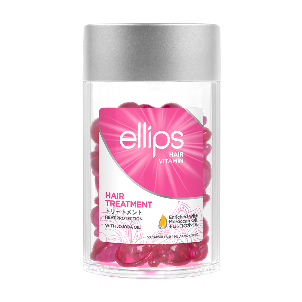 ellips Pink Hair Repair - Tarro de 50 cápsulas