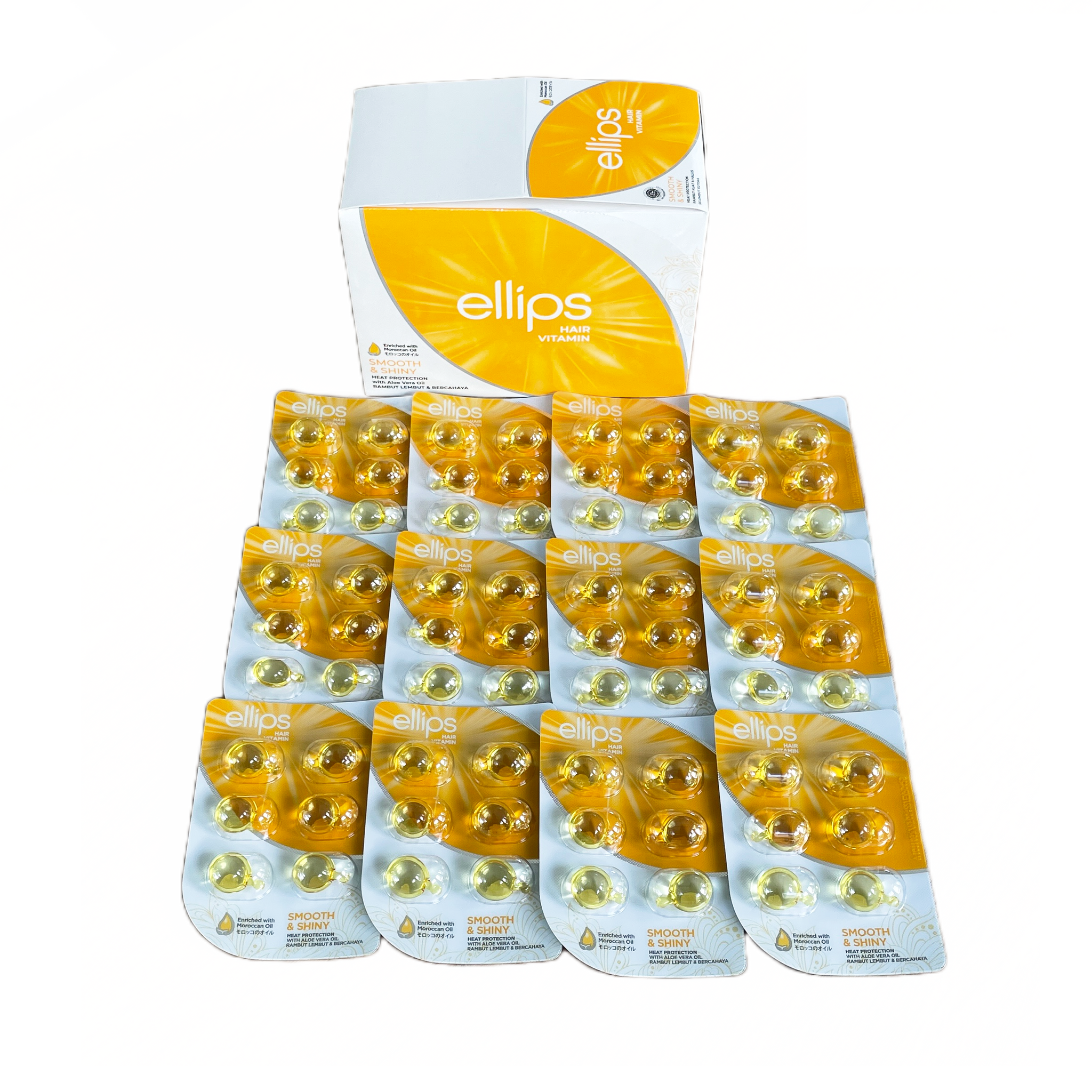 ellips Yellow Smooth & Shiny – box of 72 capsules